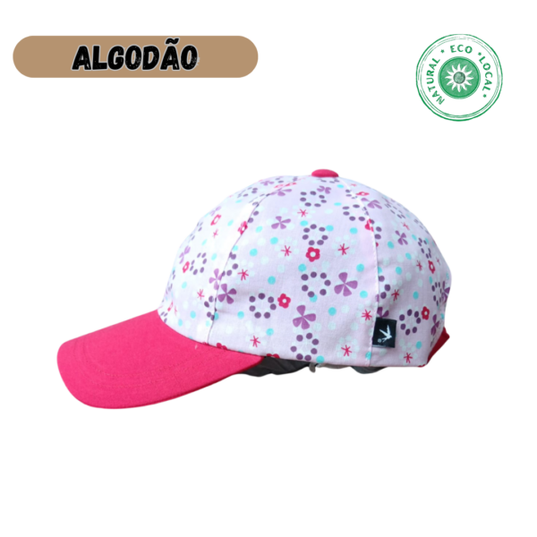 Boné basebol / pala Rosa e vermelho