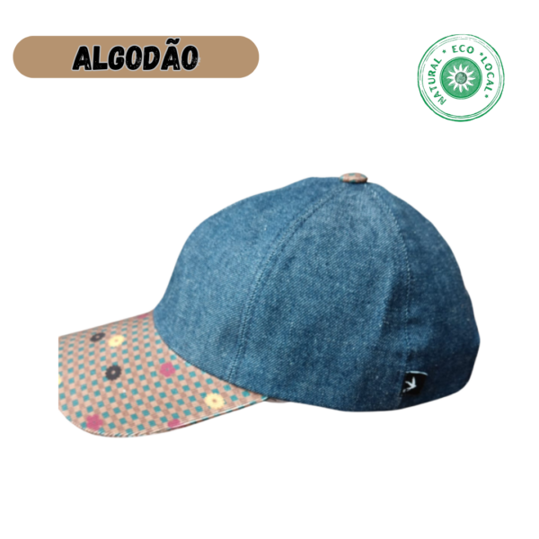 Boné basebol ganga algodão  Pala em fantasia