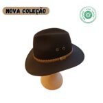 Chapéu de Cortiça e Algodão Azul Marinho