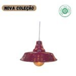 Candeeiro estilo industrial salpicado