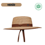 Chapéu palha de palma aba de 9 cm