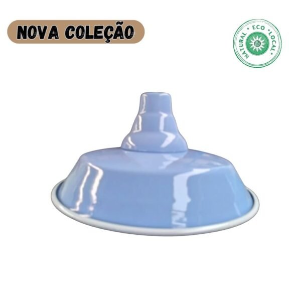 Candeeiro estilo industrial Azul