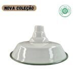 Candeeiro estilo industrial Branco