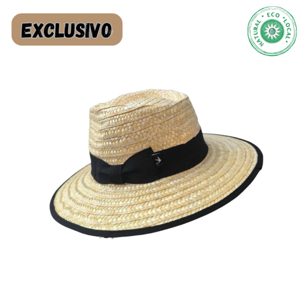 Chapéu palha de centeio  Modelo Fedora