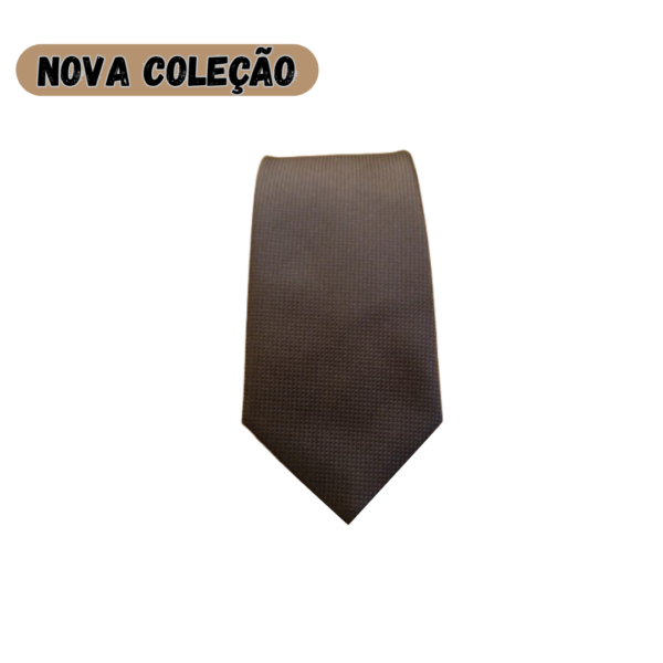 Gravata azul marinho lisa