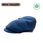 Boina em lã artesanal Peaky Blinders azul