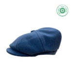 Boina em lã artesanal Peaky Blinders azul