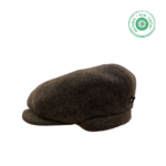 Boina em lã. Peaky Blinders castanho espinha