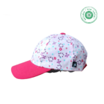 Boné basebol / pala Rosa e vermelho