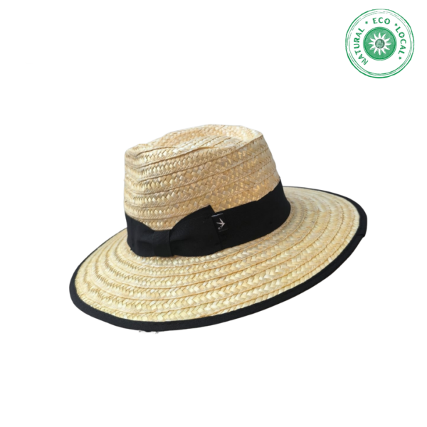 Chapéu palha de centeio  Modelo Fedora