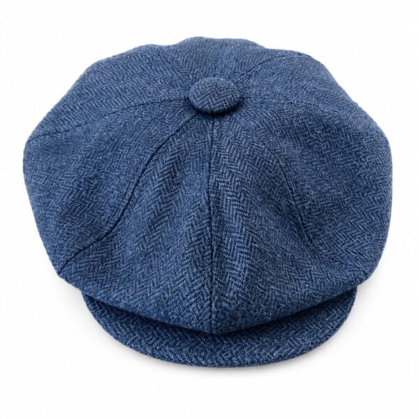 Boina Azul lã  8 Gomos Peaky Blinders
