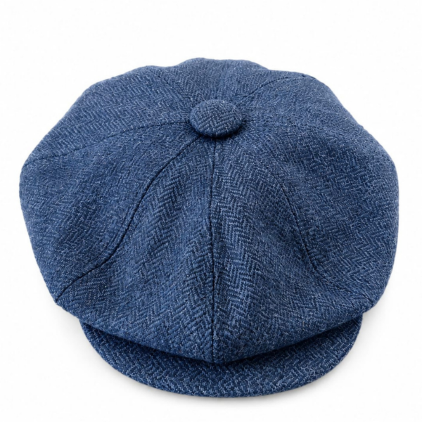 Boina Azul lã  8 Gomos Peaky Blinders